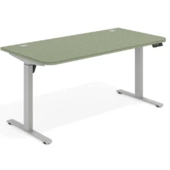 Escritorio Elevable Erghos Motion estructura aluminio 2 cantos curvos