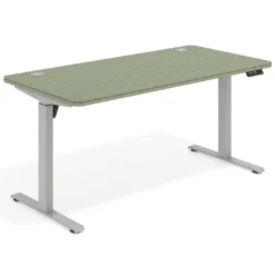 Escritorio Elevable Erghos Motion estructura aluminio 4 cantos curvos
