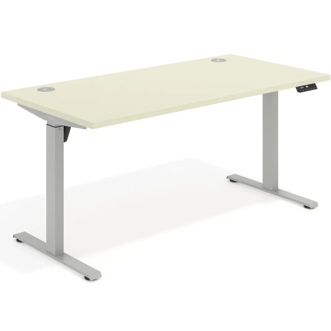 Escritorio Elevable Erghos Motion estructura aluminio canto recto