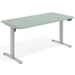 Escritorio Elevable Erghos Motion estructura aluminio 4 cantos curvos