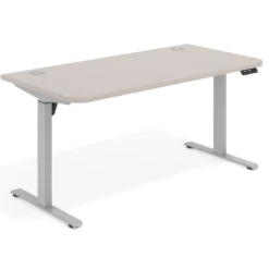 Escritorio Elevable Erghos Motion estructura aluminio canto recto