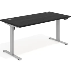 Escritorio Elevable Erghos Motion estructura aluminio 4 cantos curvos