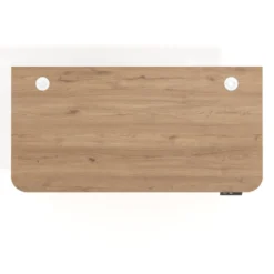 Escritorio Elevable Erghos Motion Pro estructura blanca 4 cantos curvos