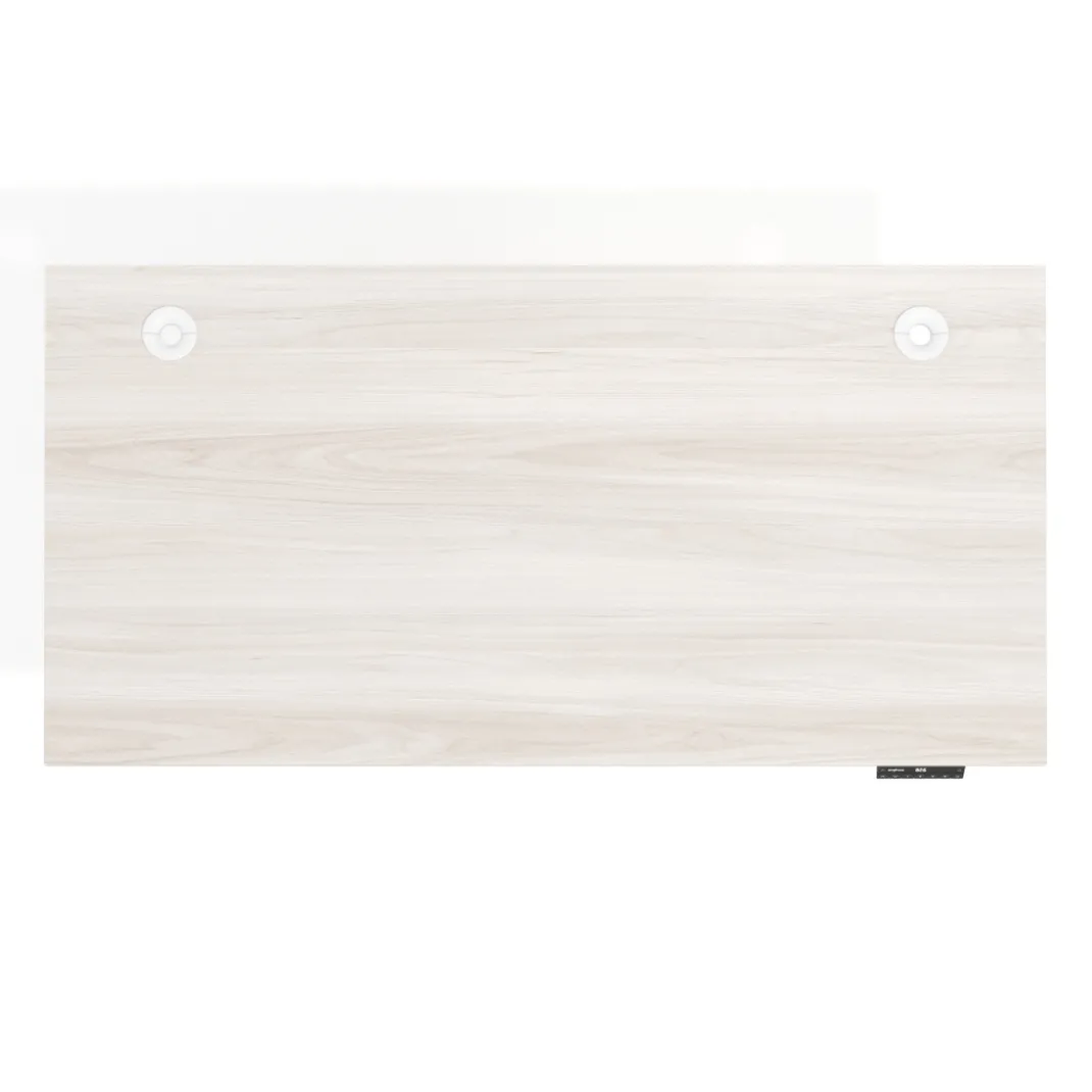 Escritorio Elevable Erghos Motion Pro estructura blanca 2 cantos curvos