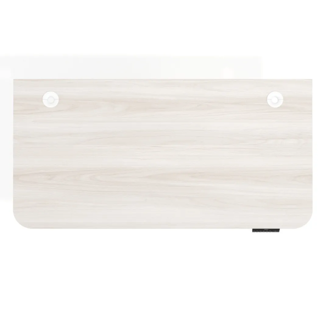 Escritorio Elevable Erghos Motion Pro estructura blanca 2 cantos curvos