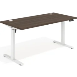 Escritorio Elevable Erghos Motion Pro estructura blanca canto recto