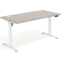 Escritorio Elevable Erghos Motion Pro estructura blanca canto recto