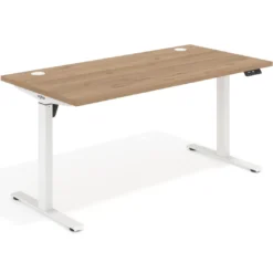 Escritorio Elevable Erghos Motion Pro estructura blanca canto recto