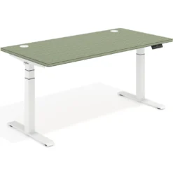 Escritorio Elevable Erghos Motion Pro estructura blanca canto recto