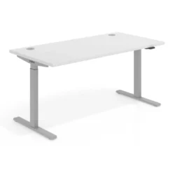 Escritorio Elevable Erghos Smart estructura aluminio canto recto