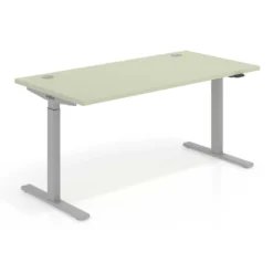 Escritorio Elevable Erghos Smart estructura aluminio canto recto