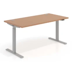 Escritorio Elevable Erghos Smart estructura aluminio canto recto