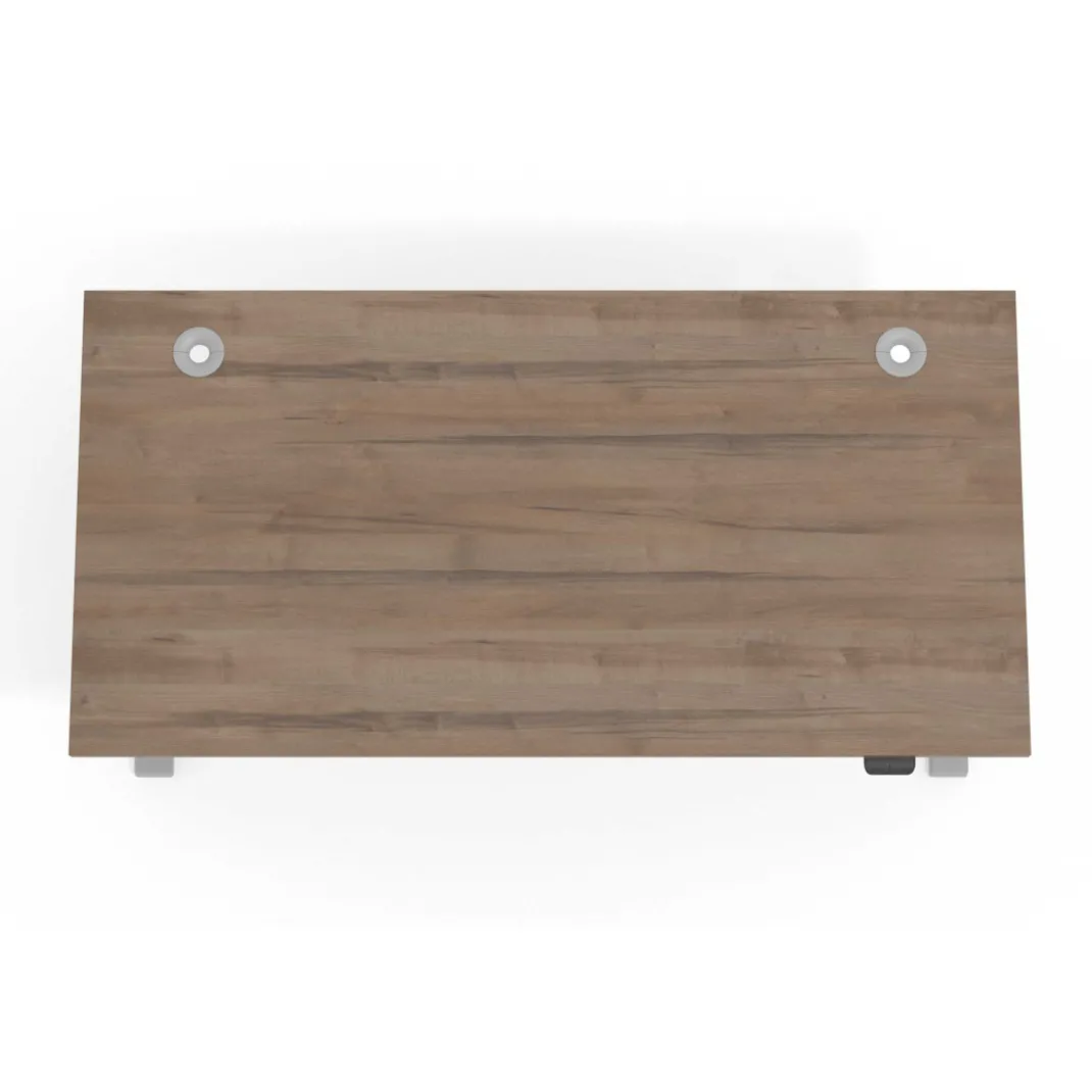 Escritorio Elevable Erghos Smart estructura aluminio canto recto