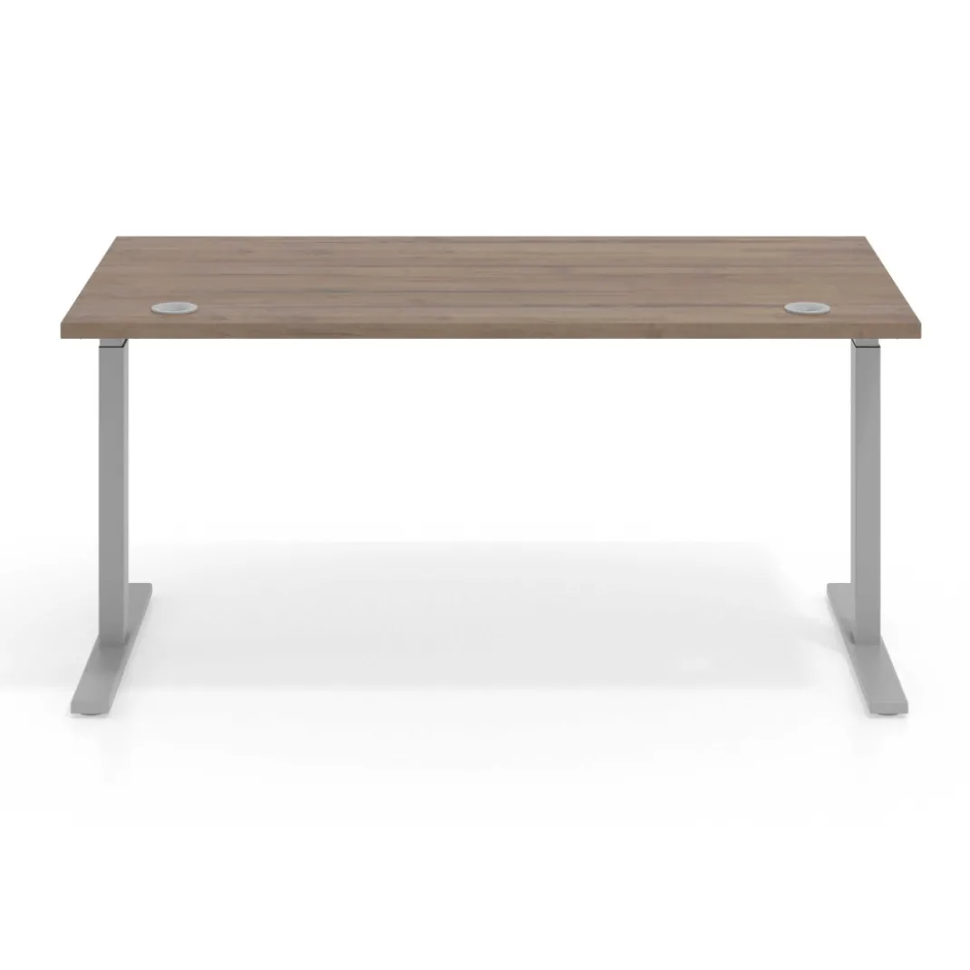 Escritorio Elevable Erghos Smart estructura aluminio canto recto