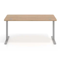 Escritorio Elevable Erghos Smart estructura aluminio canto curvo