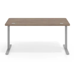 Escritorio Elevable Erghos Smart estructura aluminio canto curvo