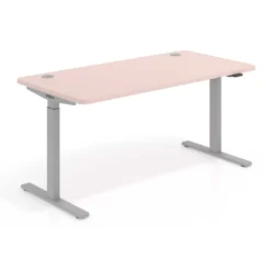 Escritorio Elevable Erghos Smart estructura aluminio canto curvo