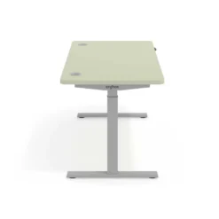 Escritorio Elevable Erghos Smart estructura aluminio canto curvo