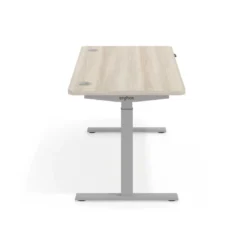 Escritorio Elevable Erghos Smart estructura aluminio canto curvo