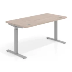Escritorio Elevable Erghos Smart estructura aluminio canto curvo