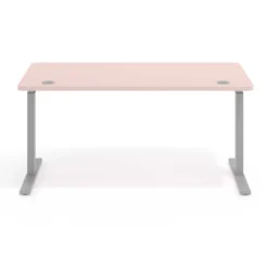 Escritorio Elevable Erghos Smart estructura aluminio canto curvo