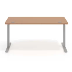 Escritorio Elevable Erghos Smart estructura aluminio canto curvo