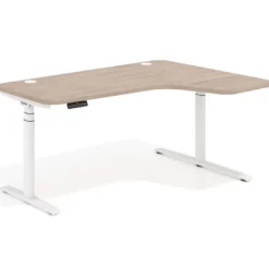 Escritorio Ergonómico Elevable Erghos Axis estructura blanca