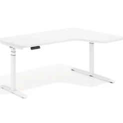 Escritorio Ergonómico Elevable Erghos Axis estructura blanca
