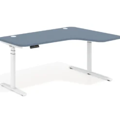 Escritorio Ergonómico Elevable Erghos Axis estructura blanca