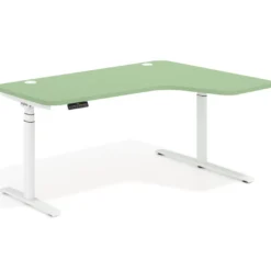 Escritorio Ergonómico Elevable Erghos Axis estructura blanca