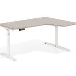 Escritorio Ergonómico Elevable Erghos Axis estructura blanca
