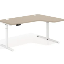 Escritorio Ergonómico Elevable Erghos Axis estructura blanca