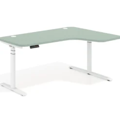Escritorio Ergonómico Elevable Erghos Axis estructura blanca