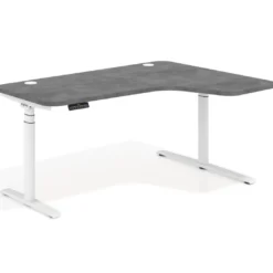 Escritorio Ergonómico Elevable Erghos Axis estructura blanca