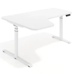 Escritorio Ergonómico Elevable Erghos Axis estructura blanca