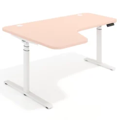 Escritorio Ergonómico Elevable Erghos Axis estructura blanca