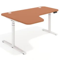 Escritorio Ergonómico Elevable Erghos Axis estructura blanca