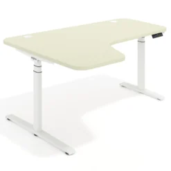 Escritorio Ergonómico Elevable Erghos Axis estructura blanca