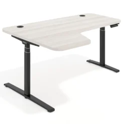 Escritorio Ergonómico Elevable Erghos Axis estructura negra