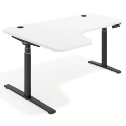 Escritorio Ergonómico Elevable Erghos Axis estructura negra