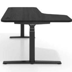 Escritorio Ergonómico Elevable Erghos Axis estructura negra