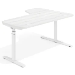 Escritorio Ergonómico Elevable Erghos Axis estructura blanca