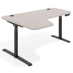 Escritorio Ergonómico Elevable Erghos Axis estructura negra