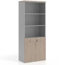 Estantería de oficina Basic 193x80cm con puerta baja