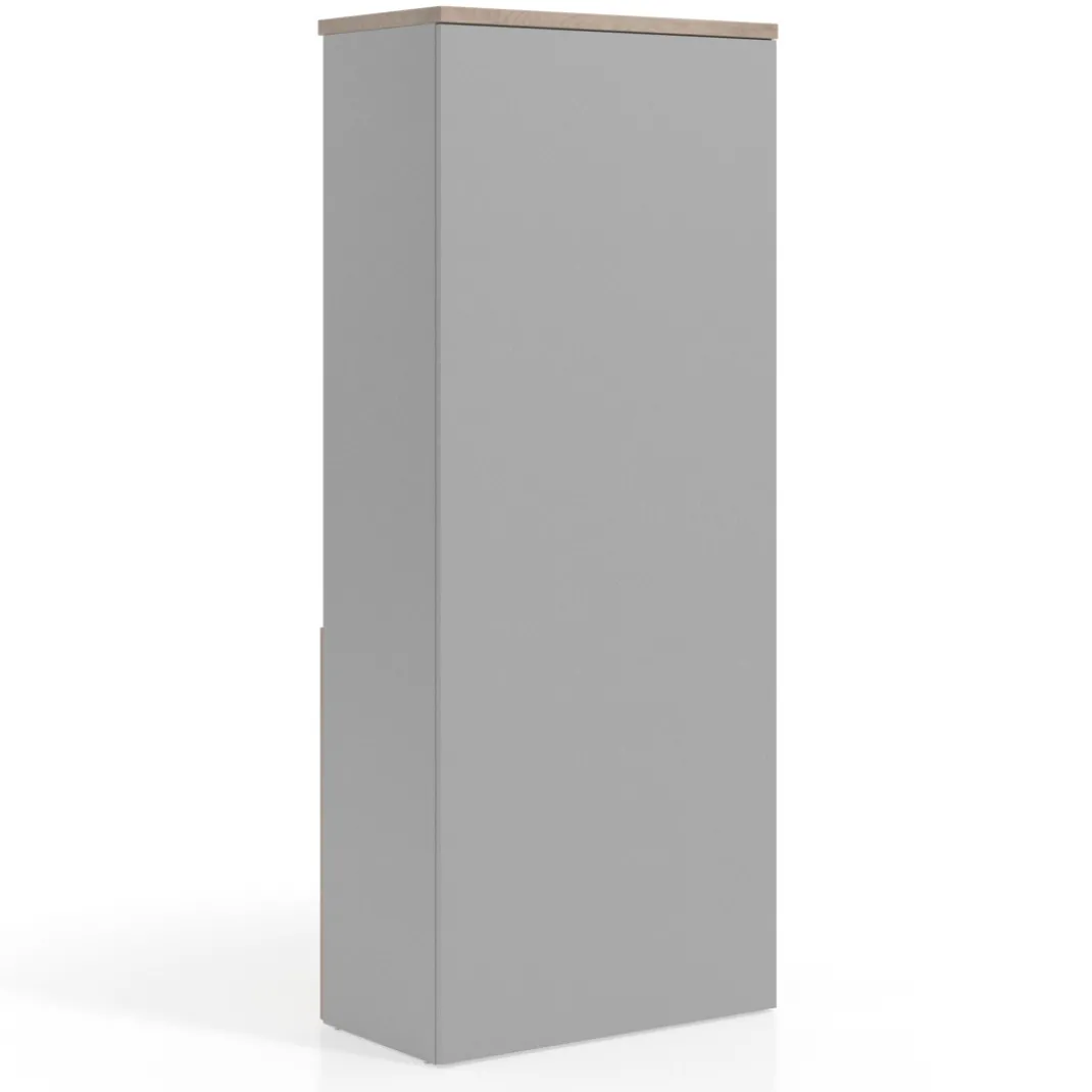 Estantería de oficina Basic 193x80cm con puerta baja
