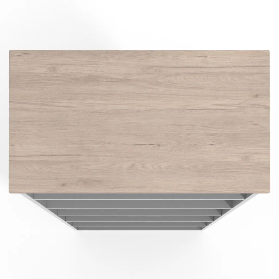 Estantería de oficina Basic 6 alturas, 232x80cm