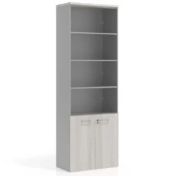 Estantería de oficina Basic 232x80cm con puerta baja