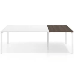 Mesa de cabecera kube para bench 166 estructura blanca