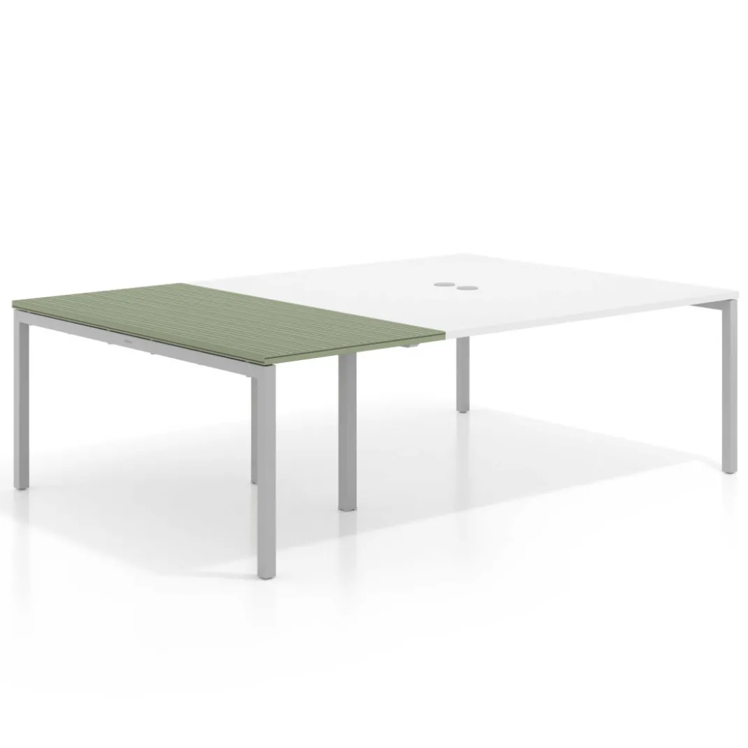 Mesa de cabecera kube para bench 166 estructura aluminio