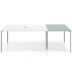Mesa de cabecera kube para bench 166 estructura aluminio